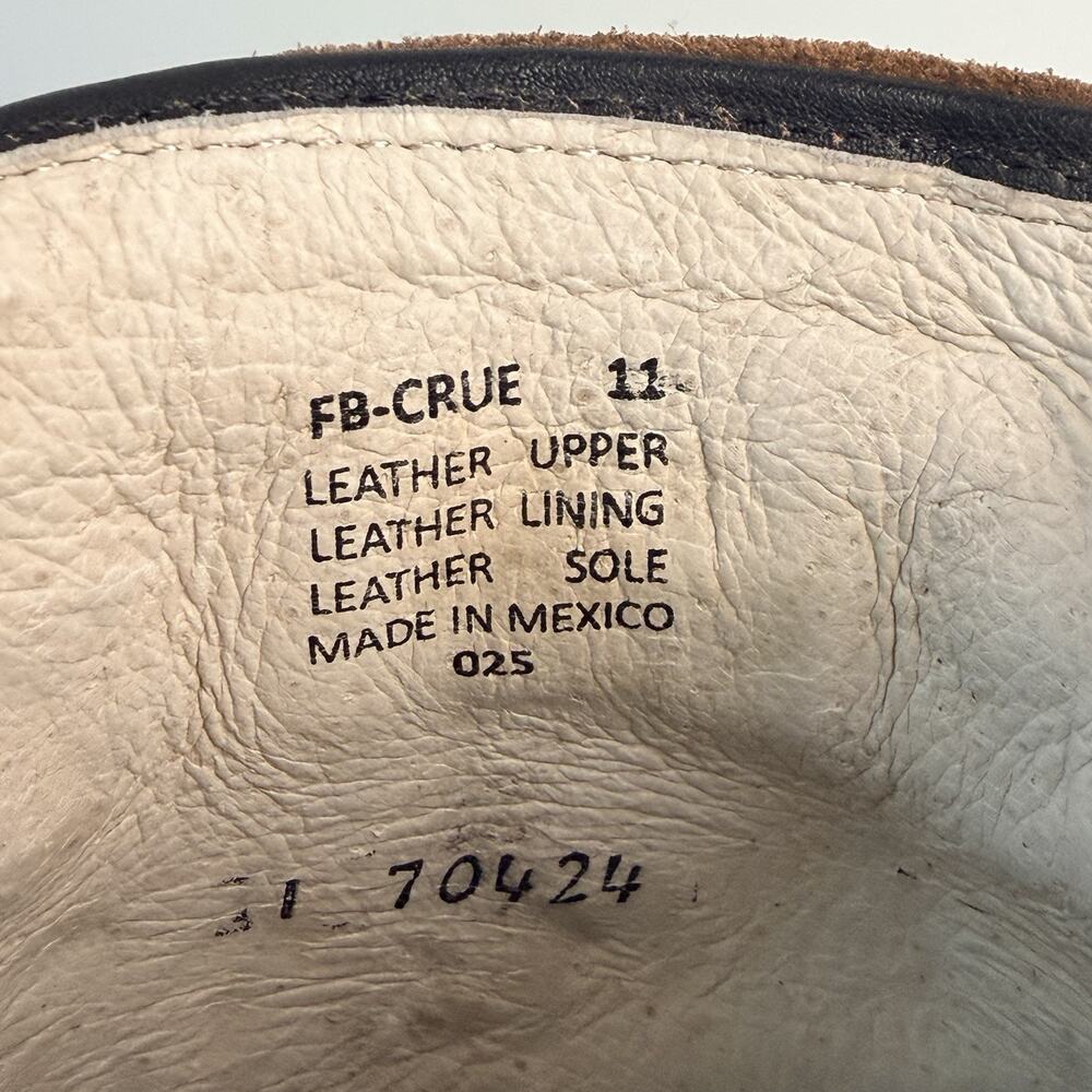 Freebird by Steven Crue Boots 11 Grey Leather Strap Zip Distressed Bootie EUC - Picture 9 of 9